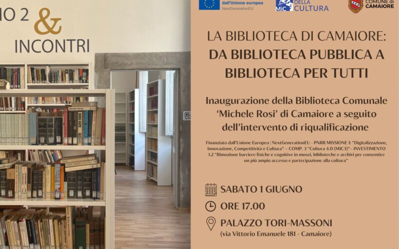 Inaugurazione Biblioteca Comunale ‘Michele Rosi’