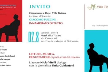 Prosegue il tour estivo di presentazione del libro GIACOMO PUCCINI INNAMORATO DI TUTTO