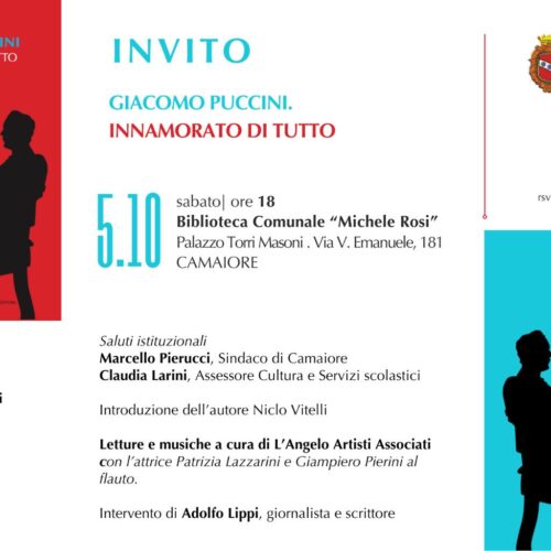 PRESENTAZIONE LIBRO GIACOMO PUCCINI INNAMORATO DI TUTTO