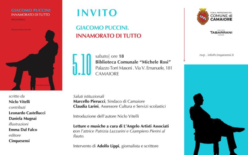 PRESENTAZIONE LIBRO GIACOMO PUCCINI INNAMORATO DI TUTTO