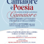 Camaiore è Poesia: sabato 21 settembre la serata finale del PLC – Francesco Belluomini