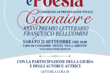 Camaiore è Poesia: sabato 21 settembre la serata finale del PLC – Francesco Belluomini