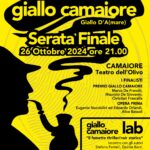 GialloCamaiore, sabato 26 ottobre al Teatro dell’Olivo la serata finale del concorso letterario